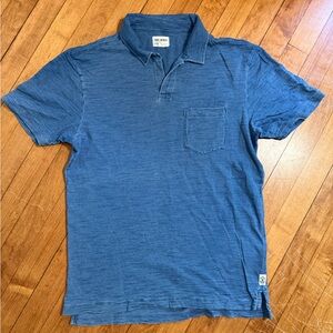 Todd Snyder Blue Polo Shirt Classic Style